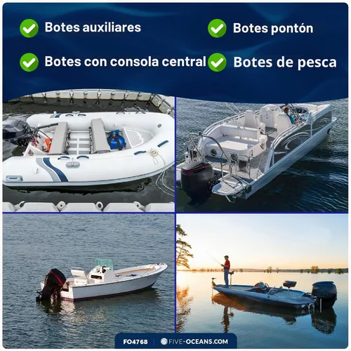 Vista 6 de Five Oceans Conector rápido de línea de combustible hembra de púas de 3/8 pulgadas para Honda, conector de combustible fuera de borda - FO4768