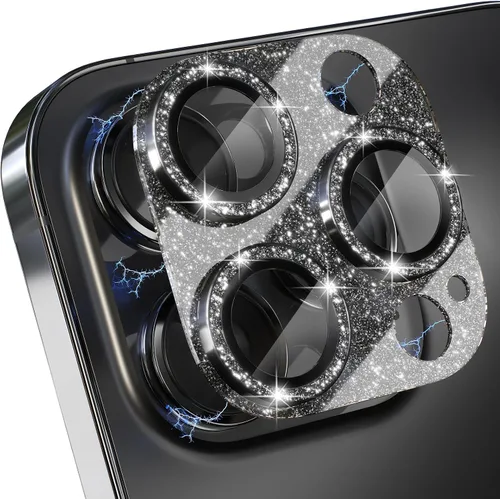Vista 11 de Choiche Protector de lente de cámara para iPhone 14 Pro/iPhone 14 Pro Max, cubierta de cámara brillante con protector de pantalla de lente de vidrio