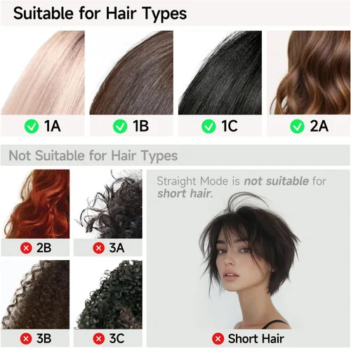 Vista 5 de JELLYFISH Secador de pelo y alisador de aire, alternativa de cepillo secador de pelo para cabello largo, estilizador de soplado sin abrazadera