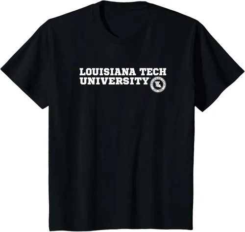 Vista 16 de Camiseta Louisiana Tech Bulldogs Block Text