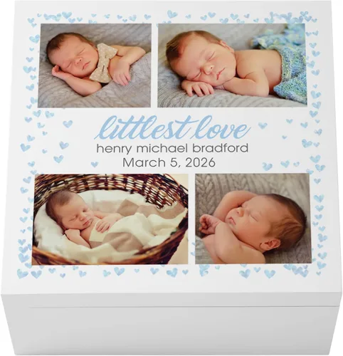 Vista 16 de Let's Make Memories Caja de recuerdos personalizada para recién nacido, almacenamiento de recuerdos, caja de recuerdos, decoración de guardería, 6