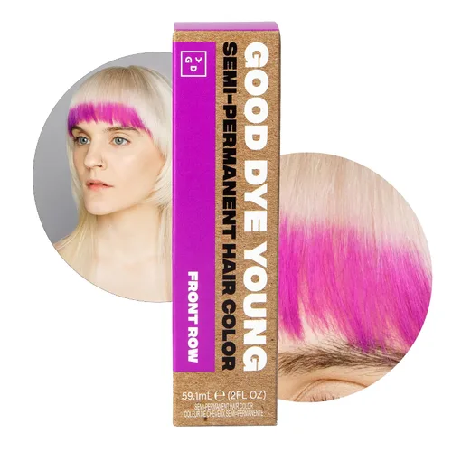 Vista 13 de Good Dye Young Streaks and Strands - Tinte acondicionador semipermanente con protección UV (Ruina azul), sin PPD, sin crueldad animal y vegano, dura