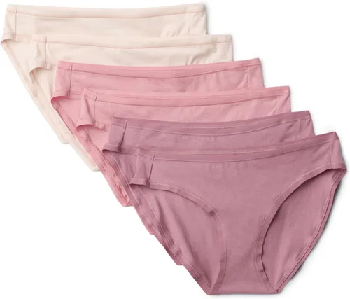 Vista 20 de Amazon Essentials Ropa interior de bikini de algodón y elastano para mujer (disponible en tallas grandes)