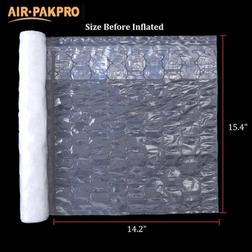 Vista 2 de Cojines de aire inflables resistentes de 33 pies/rollo, bolsas de cojines de aire, bolsas de embalaje de papel de embalaje para envío y embalaje