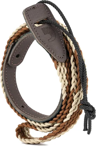 Vista 5 de D'Addario Accesorios Correa para Mandolina - Accesorios para Mandolina - Correa trenzada para Mandolina - Negro
