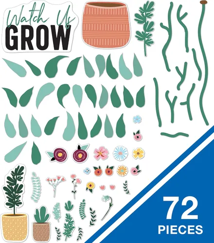 Vista 2 de Carson Dellosa Grow Together - Decoración para el aula de jardín y plantas