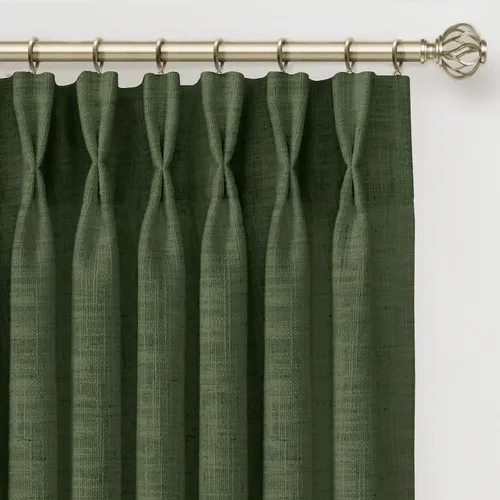 Vista 25 de INOVADAY Cortinas Plisadas con Memoria Entrenada de 96 Pulgadas de Largo, Cortinas de Lino para Sala de Estar, Juego de 2 Paneles de Cortinas Dark