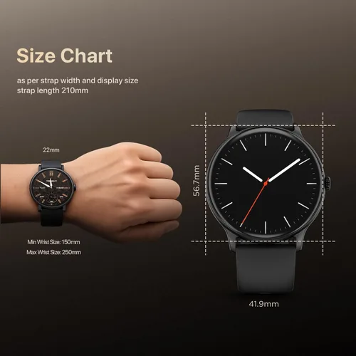 Vista 12 de Fire-Boltt Phoenix Pro - Reloj inteligente de llamadas Bluetooth de 1.390 in (1.39 pulgadas), asistente de voz AI, cuerpo de metal con más de 120