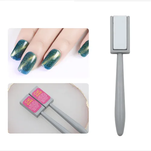Vista 5 de 11 imanes de uñas, imanes de ojo de gato para uñas, barra magnética de esmalte de uñas, kit de diseño de uñas 3D, esmalte de gel magnético