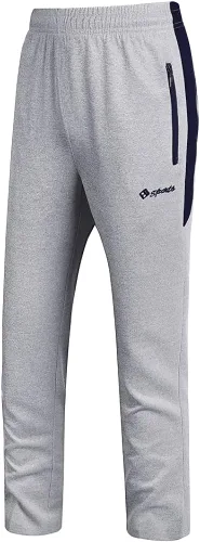 Vista 9 de Guanzizai Conjunto deportivo casual de manga larga para hombre, conjunto deportivo con cremallera completa, chaqueta deportiva y pantalones