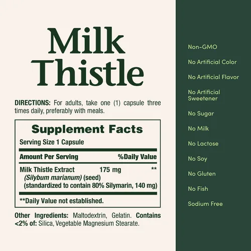 Vista 5 de Nature's Bounty Leche de cardo 175 mg, NATURES350876, 100, none, 1, 1