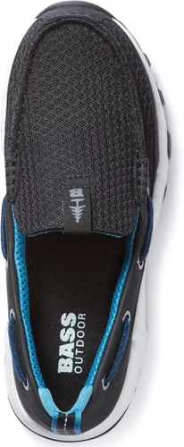 Vista 9 de BASS OUTDOOR Zapatos acuáticos para mujer - Zapatillas sin cordones para senderismo en barco o sendero