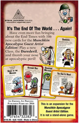 Vista 3 de Steve Jackson Games Munchkin Apocalypse 2 Edición Artista Invitado: Len Peralta