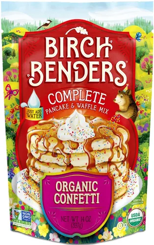 Vista 7 de Birch Benders Mezcla para panqueques y waffles con suero de leche, bolsa de 16 onzas