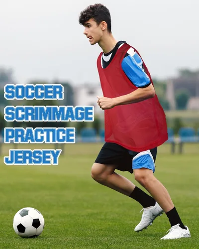 Vista 4 de 36 piezas de chalecos para adultos, camisetas de práctica en equipo para deportes, fútbol, fútbol, baloncesto, práctica