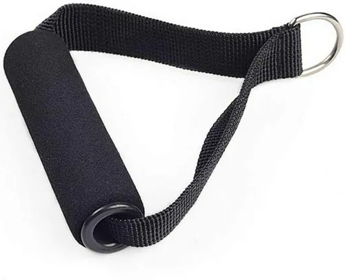 Vista 2 de Bandas de resistencia de 4 piezas con asas de tracción, mango de espuma, equipo de fitness de repuesto para yoga, entrenamiento de fuerza