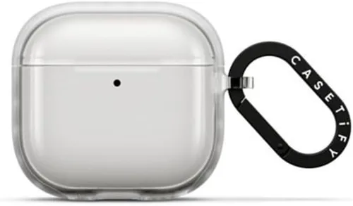 Vista 35 de CASETiFY Impact Airpods Pro (3ª) - Funda con anillo, color negro