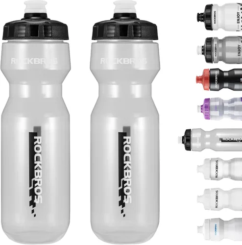 Vista 12 de ROCKBROS Botella de agua para bicicleta de 20oz-25oz Squeeze Ciclismo