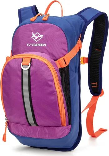 Vista 20 de Ivygreen Mochila de hidratación para niños, mochila de senderismo para niños o niñas con vejiga de agua de 1.5 L