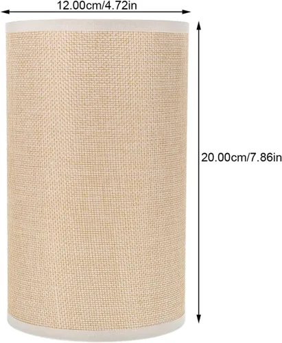 Vista 5 de BESPORTBLE Elegante pantalla de tela cubierta de luz nocturna para escritorio lámpara de pared