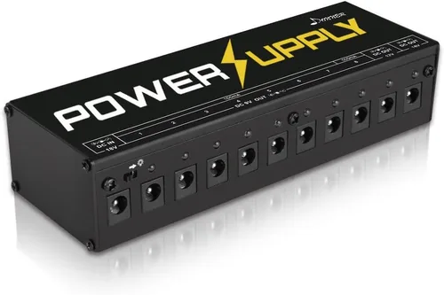 Vista 4 de Donner DP-1 Pedal de Guitarra Fuente De Alimentación 10 aislado DC salida 9 V/12 V/18 V para Pedal de efectos.