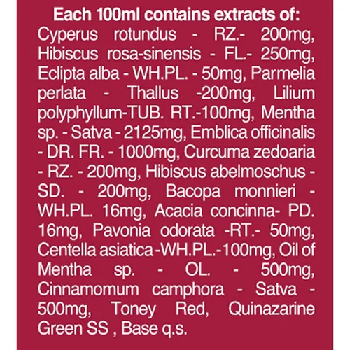 Vista 5 de Navratna Aceite fresco ayurvédico con 9 ingredientes herbales activos Aceite de masaje relajante para la cabeza Revitaliza el cuero cabelludo
