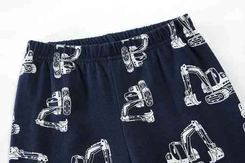 Vista 6 de DDSOL Pijamas de 2 piezas para niños y niñas, pijamas de manga larga para otoño e invierno