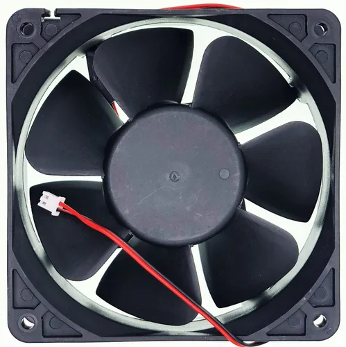 Vista 2 de para MQ12038HBL DC24V 0.35A 12CM Ventilador de enfriamiento DC Ventilador AXIAL Ventilador de enfriamiento silencioso 2-Pin 2-Wire