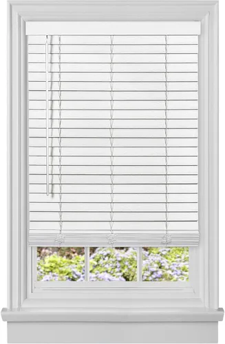 Vista 11 de PowerSellerUSA Persianas sin cordones, privacidad y oscurecimiento de la habitación, mini persiana de madera sintética de 2 pulgadas, tratamiento