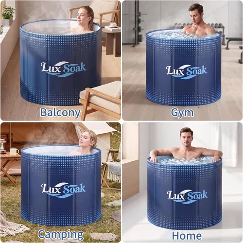 Vista 8 de Bañera plegable caliente fría bañera (conjunto de almacenamiento)