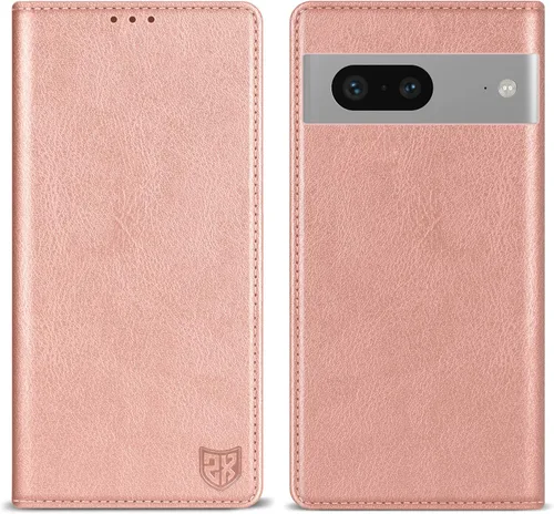 Vista 16 de ZZXX - Funda tipo cartera para Google Pixel 7, magnética fuerte de 6.3 Negro