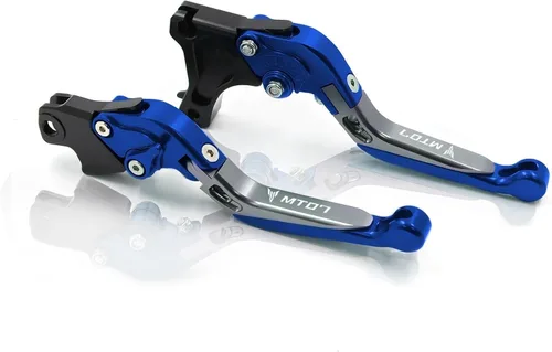 Vista 15 de Palancas de embrague de freno plegables ajustables para motocicleta para Yamaha MT-07 FZ-07 FZ07 MT07 2014 2023 Manijas de control delantero