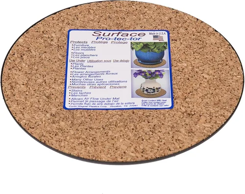 Vista 2 de Curtis Wagner Plastics MC-800 - Tapete para plantas, corcho natural, 8 pulgadas