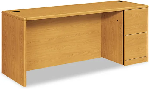 Vista 24 de HON Pedestal Credenza, derecha, 72 x 24 x 29-1/2 pulgadas, caoba