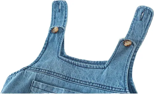 Vista 4 de YJ Back Home Baby Girl Jean Onesies Denim Body Ropa