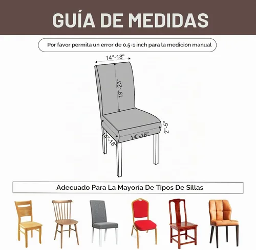 Vista 6 de Genina Fundas impermeables para sillas Parsons de comedor, fundas elásticas para sillas Parsons para comedor, cocina, funda protectora para silla