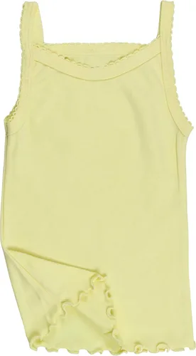 Vista 3 de ToBeInStyle - Camiseta sin mangas para niña con tirantes delgados y dobladillo fruncido, 4