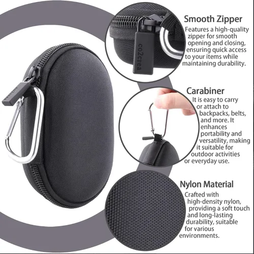 Vista 5 de co2CREA Funda rígida de repuesto para Logitech Pebble M350 / M350s / M355 / i345 / i345 ratón inalámbrico Bluetooth