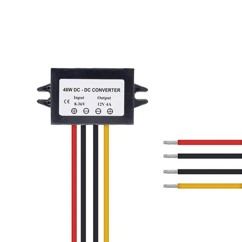 Vista 2 de 8-36V a 12V 4A 48W transformador reductor/ascendente DC a DC Buck Convertidor Carrito de golf Fuente de alimentación