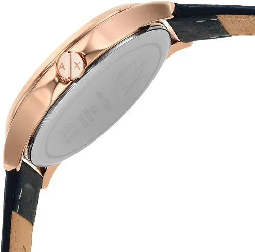 Vista 6 de Armani Exchange - Reloj de vestir de acero inoxidable con tres manos para mujer