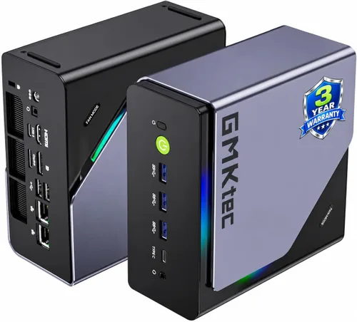 Vista 10 de GMKtec Mini PC M7 Ultra Gaming Ryzen 7 PRO 6850U, 16 GB DDR5, 512 GB SSD