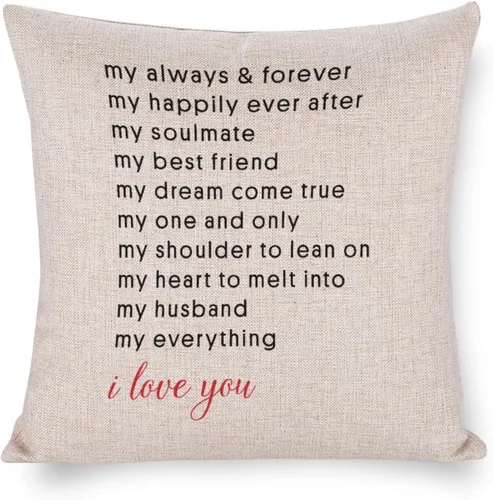 Vista 15 de One Year Down Forever to Go - Fundas de almohada decorativas de 16 x 16 pulgadas, funda de cojín cuadrada con acento de San Valentín para sofá