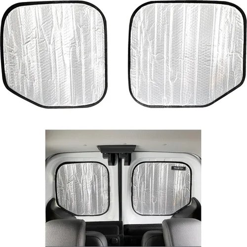 Vista 10 de YelloPro Auto Parasol para ventana trasera (1 unidad) ajuste personalizado para Ford Transit Connect Passenger Wagon Cargo Minivan 2014, 2015, 2016