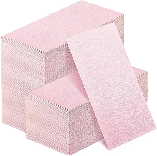 Vista 13 de Glenmal 60 servilletas de papel beige de 2 capas para invitados