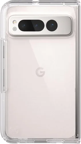 Vista 6 de Speck Funda transparente para teléfono plegable para Google Pixel, de una pieza, plegable, antiamarilleo, con protección contra caídas, Presidio