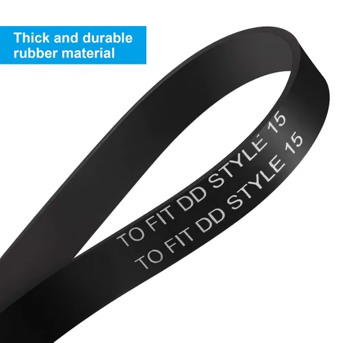 Vista 3 de Honoson 6 cinturones de repuesto estilo 15 compatibles con aspiradora vertical Dirt Devil Style 15 Royal