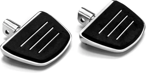 Vista 2 de Estriberas cromadas para Honda, Suzuki, Triumph, Can-Am Spyder RS - Compatible con CBR 1000RR, Gold Wing, Boulevard M50, Hayabusa
