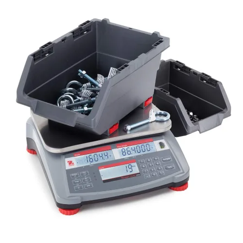 Vista 3 de Ohaus RC31P3 Ranger Count 3000 - Báscula compacta para banco, capacidad de 6 libras