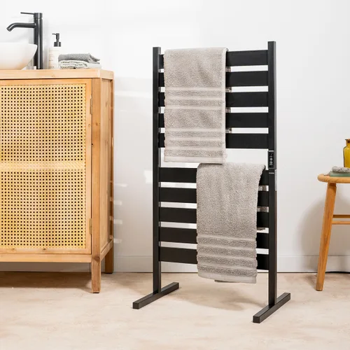 Vista 4 de Toallero Eléctrico de Pie o Pared Towarall InnovaGoods 10 Barras