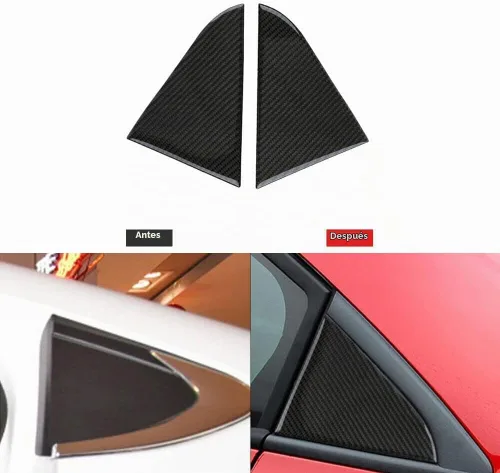 Vista 7 de Accesorios para interior de coche de 16 piezas de fibra de carbono, juego completo para Chevrolet Cruze 2009-2015